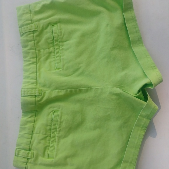 Lime green shorts - Picture 2 of 3